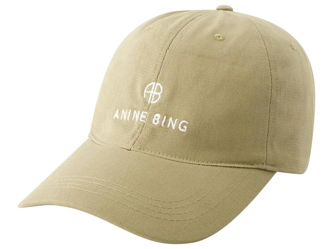 Jeremy Baseball Cap - Anine Bing - Cotton - Green Khaki ref.1078580 - Joli  Closet
