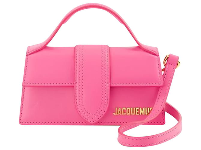 Le Bambino Tasche – Jacquemus – Leder – Pink Neon  ref.1078608