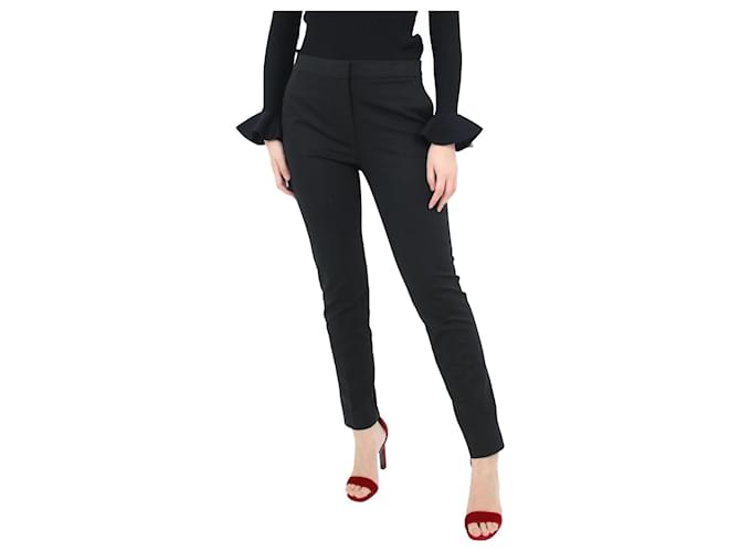Max Mara Black tailored pocket trousers - size UK 10 Viscose  ref.1078622