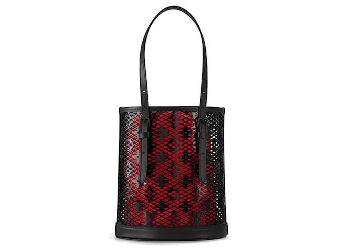 Louis Vuitton LV bucket bag Black Leather  ref.1078644