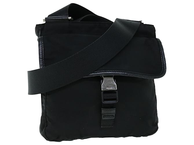 PRADA Shoulder Bag Nylon Black Auth yk8541  ref.1078744