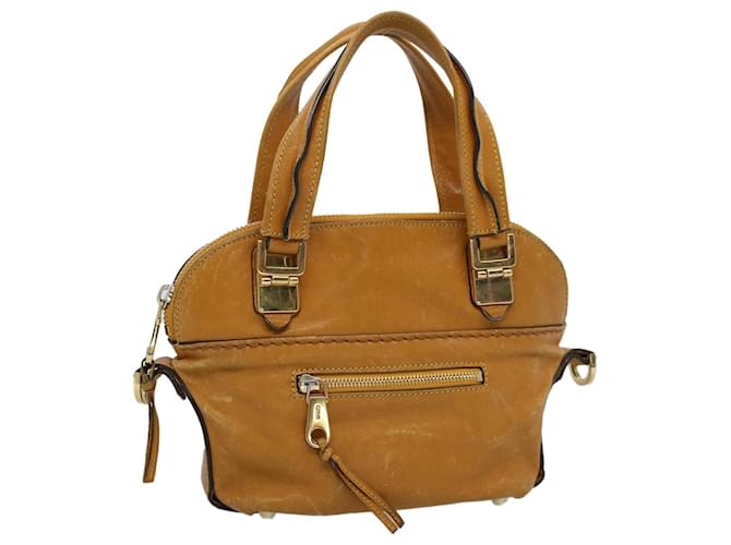 Chloé Chloe Hand Bag Leather Yellow Auth bs8447  ref.1078783