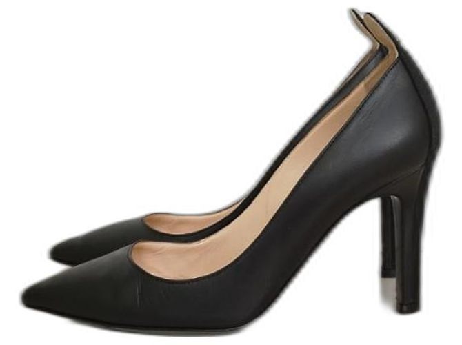 Décolleté Fendi in pelle nera Nero