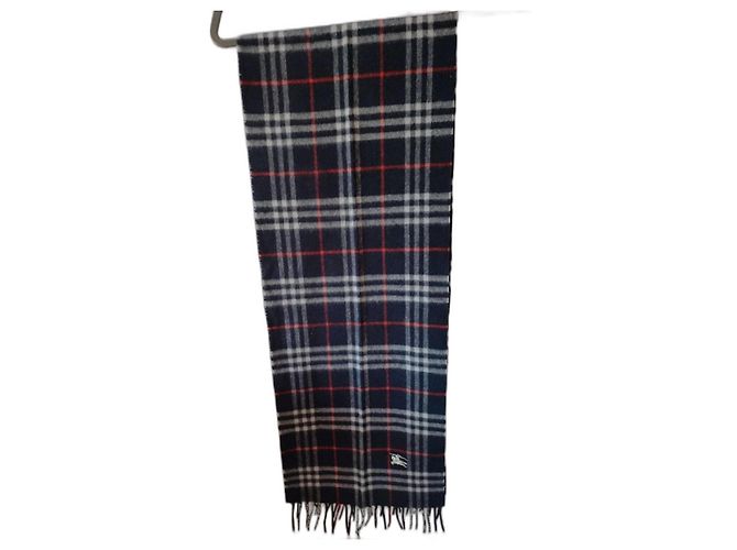 Burberry Sciarpe da uomo Blu navy Lana