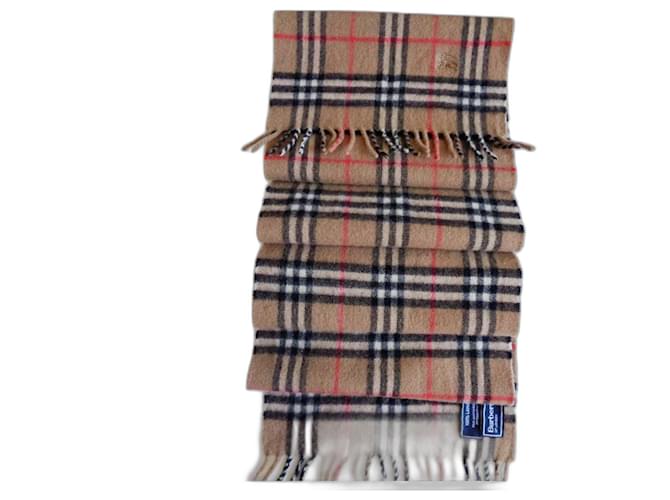 Burberry Scarves Beige Wool  ref.1078851