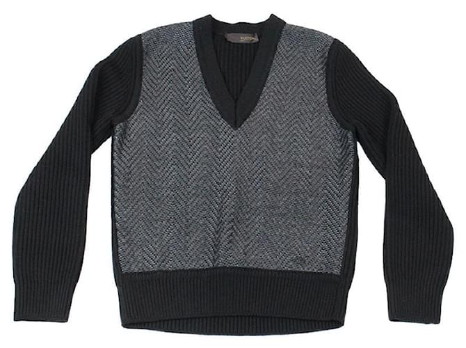 Hermès Suéteres Negro Lana  ref.1078863