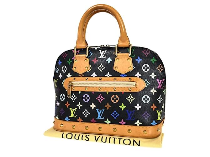 Louis Vuitton Alma Nero Tela  ref.1079046