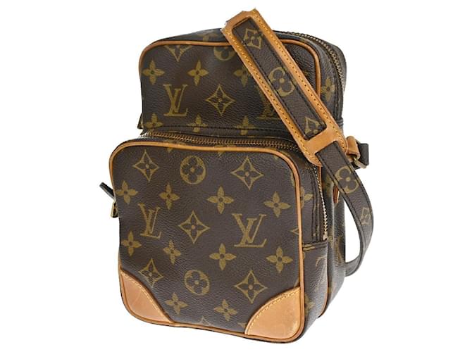 Louis Vuitton Amazon Marrom Lona  ref.1079153