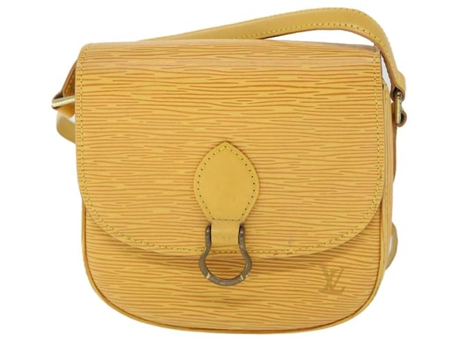 Louis Vuitton Saint Cloud Yellow Leather  ref.1079594
