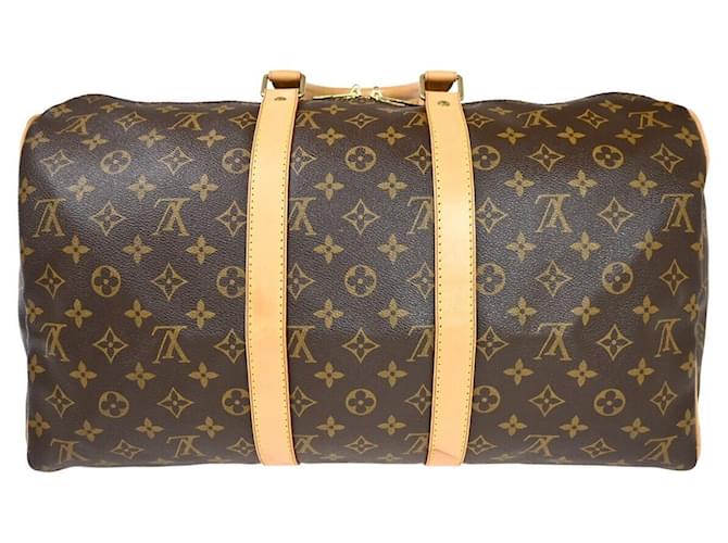 Louis Vuitton Keepall 45 Brown Cloth  ref.1079639