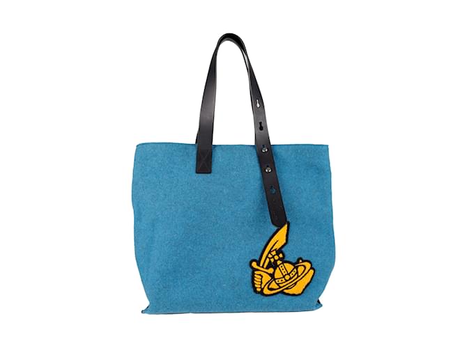 Vivienne Westwood Alice Shopper-Tasche mit Geldbörse Blau  ref.1079877