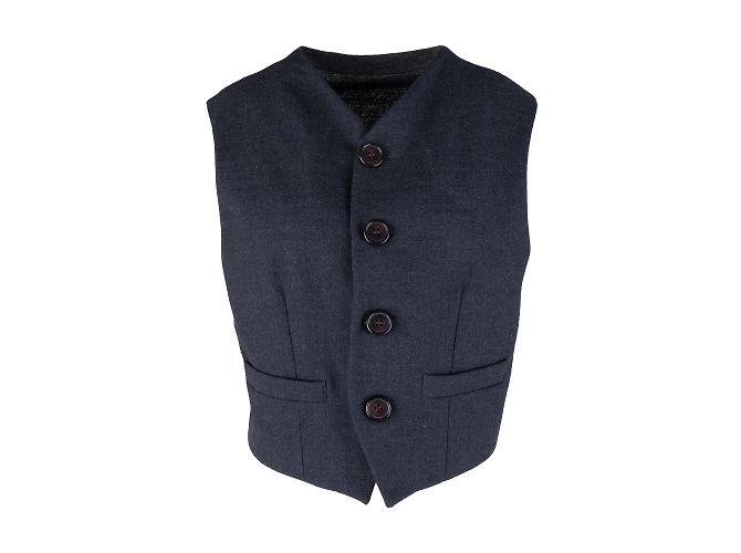 Gilet en laine Dolce & Gabbana Gris