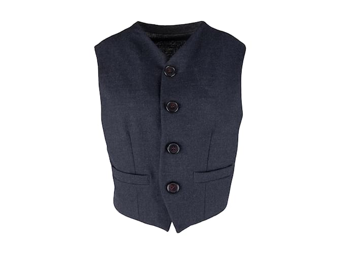 Dolce & Gabbana Wool Vest Grey  ref.1079878
