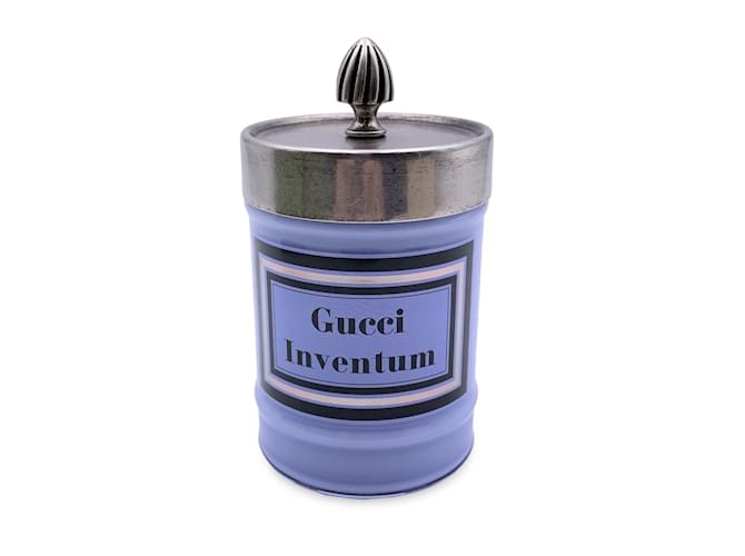 Gucci Bougie Parfumée Inventum Pot en Verre de Murano Bleu Clair  ref.1080105
