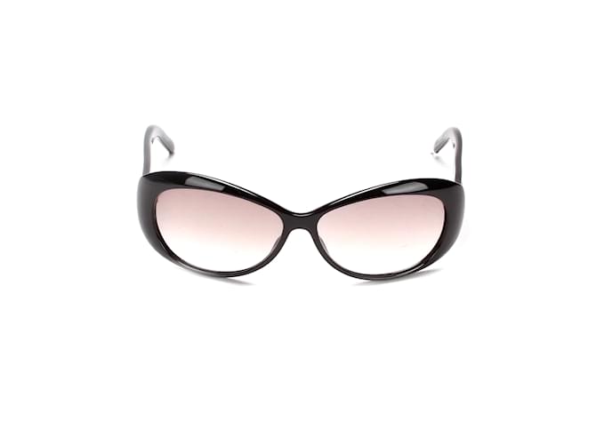 Gucci Óculos de sol tipo olho de gato Tinte Preto Plástico  ref.1080159