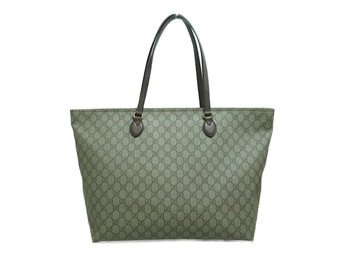 Gucci GG Supreme Tote Bag 547971 Grey Cloth  ref.1080167