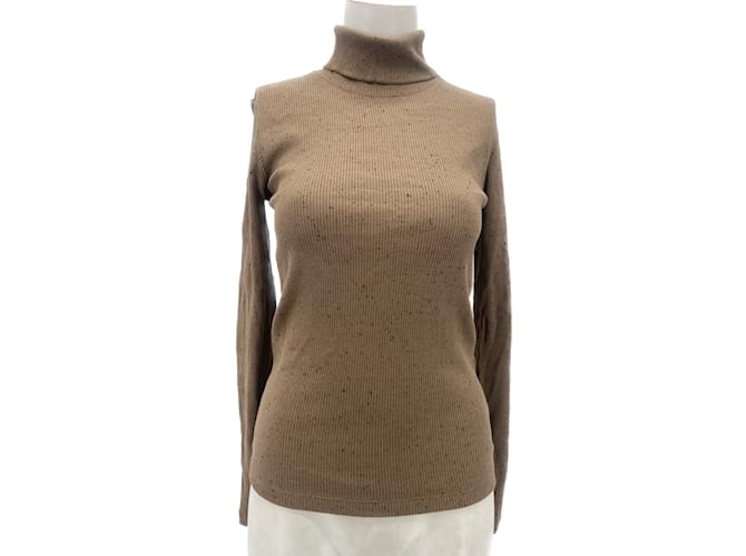 CLOSED  Knitwear T.International S Cotton Camel  ref.1080231