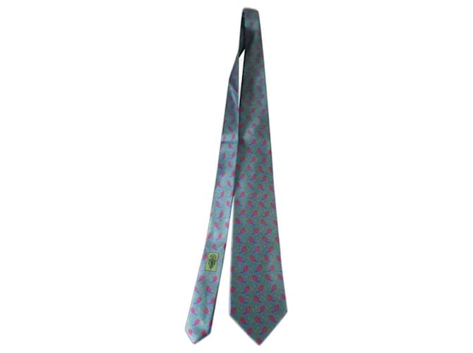 Corbata de seda Gucci muy buen estado apenas usada Azul  ref.1080257