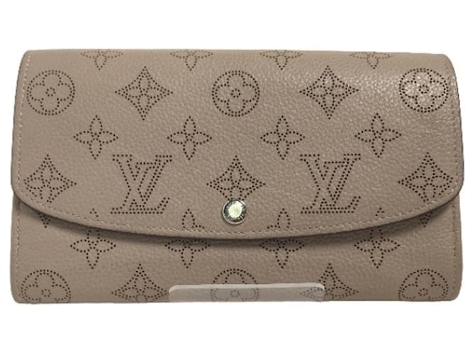 Louis Vuitton Portefeuille Iris Grey Leather  ref.1080491