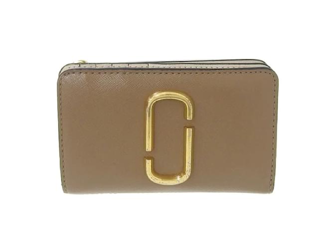 Marc Jacobs Snapshot Leather Wallet M0014281 Brown Pony-style calfskin  ref.1080620