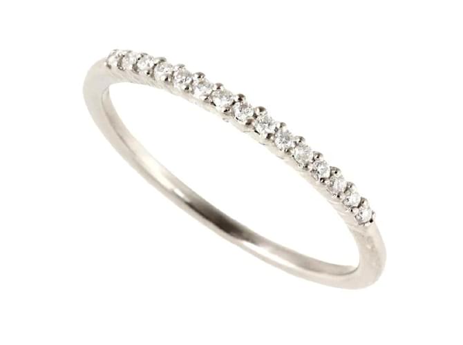 & Other Stories 18k Gold Diamond Eternity Ring in Excellent Condition Silvery Metal  ref.1080621