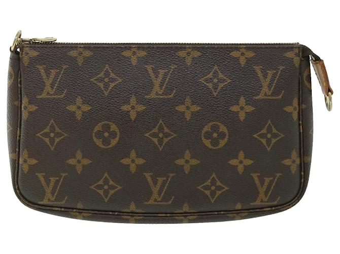 Louis Vuitton Pochette Accessoires Brown Cloth  ref.1080872