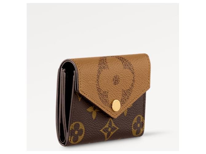 Louis Vuitton LV Zoe wallet new mono giant Brown Cloth  ref.1080875