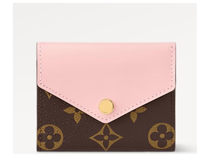Louis Vuitton LV Zoe Geldbörse rosa Pink Leinwand  ref.1080876