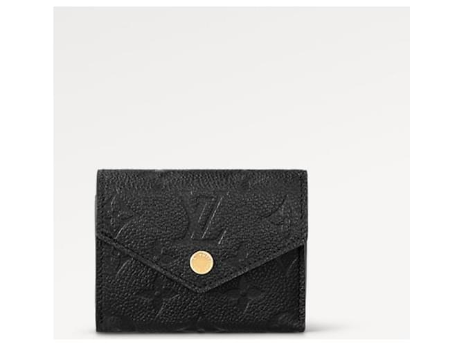 Louis Vuitton LV Zoe Geldbörse aus schwarzem Leder, neu  ref.1080881
