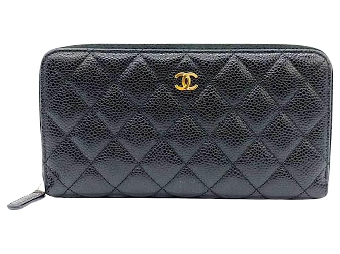 Classique Chanel Matelassé Cuir Noir  ref.1080892