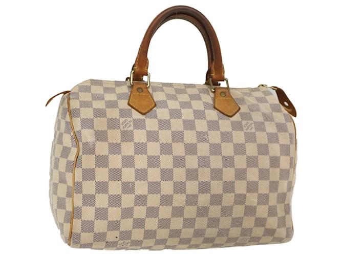 Louis Vuitton Damier Azur Speedy 30 Hand Bag N41533 LV Auth 54305  ref.1081016