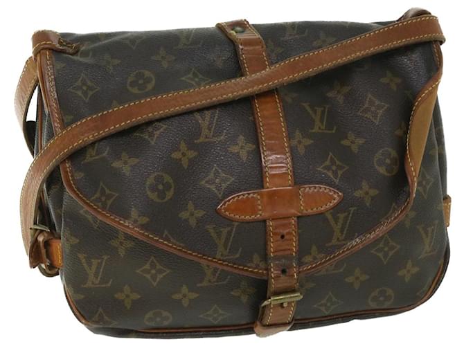 Louis Vuitton Monogram Saumur 30 Shoulder Bag M42256 LV Auth 54609 Cloth  ref.1081063