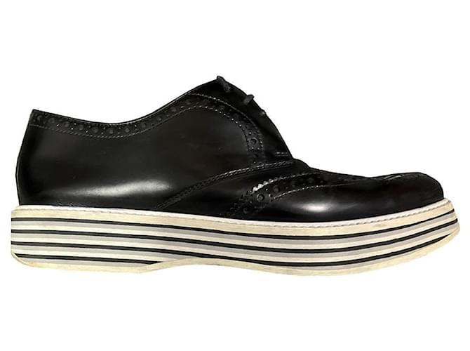 Church's Lace ups Black Leather  ref.1081186