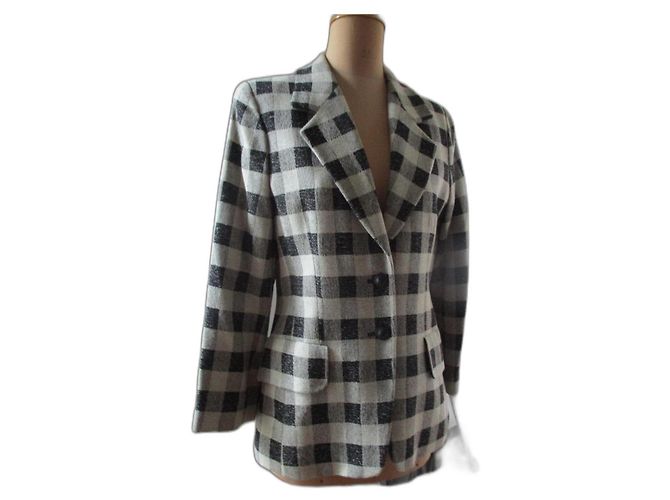 Louis Féraud wool jacket, taille 40. Multiple colors