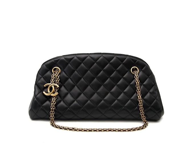 Sac Mademoiselle Chanel Black Leather  ref.1081300