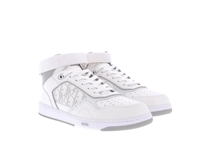 Sneakers B27 DIOR 39 Grey Leather  ref.1081332