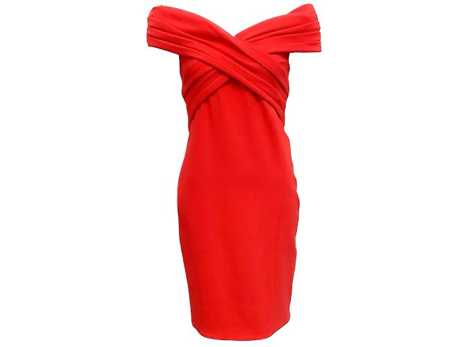 Vestido Haney Vermelho Sem Ombro