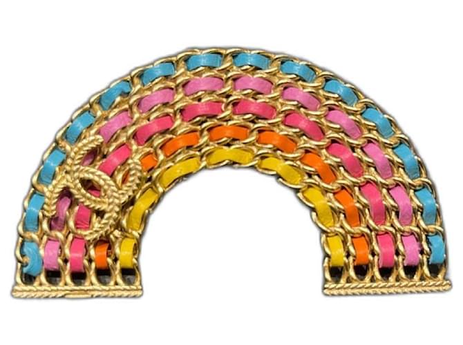 Coco Crush Chanel Pins & Broschen Gold hardware Leder  ref.1081579