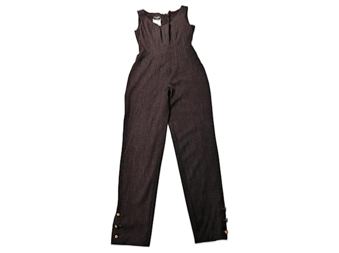 Chanel Jumpsuits Black Wool  ref.1081583