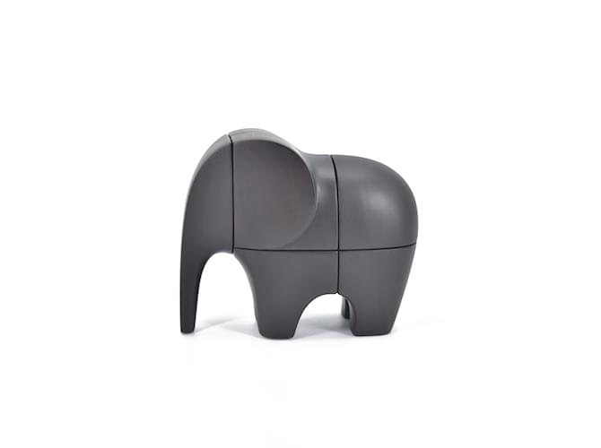 Hermès Peso de papel elefante de madeira Lao Preto  ref.1081665