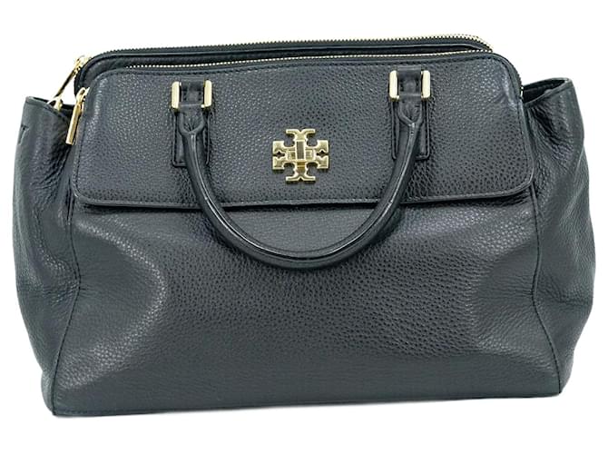 Tory burch georgia double zip pebbled leather on sale satchel