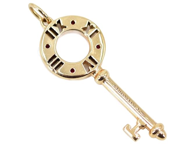 Tiffany & Co 18k Ciondolo chiave Atlas in oro D'oro Metallo  ref.1081694