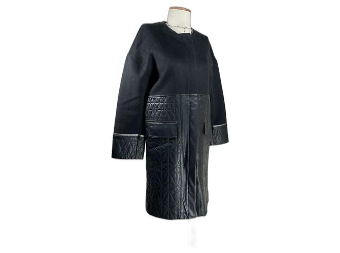 Autre Marque Abrigo Urbancode London Negro Lana