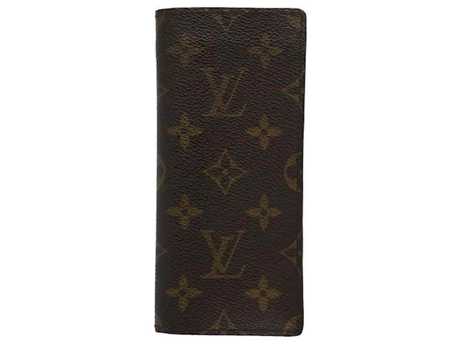 Louis Vuitton Etui à lunettes Brown Cloth  ref.1081918