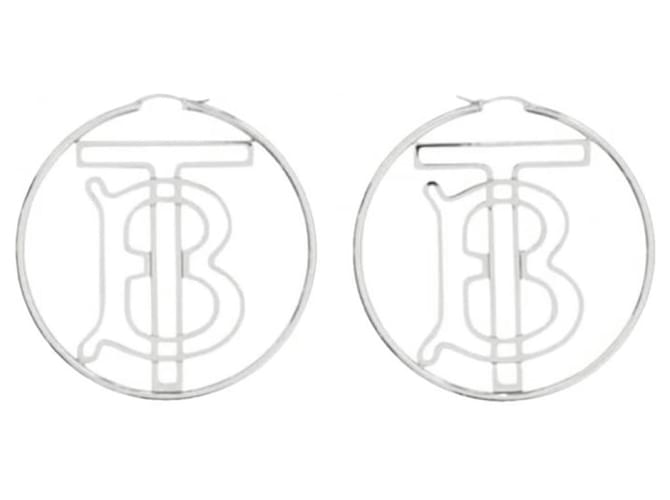 Burberry Brincos Prata Metal  ref.1082058