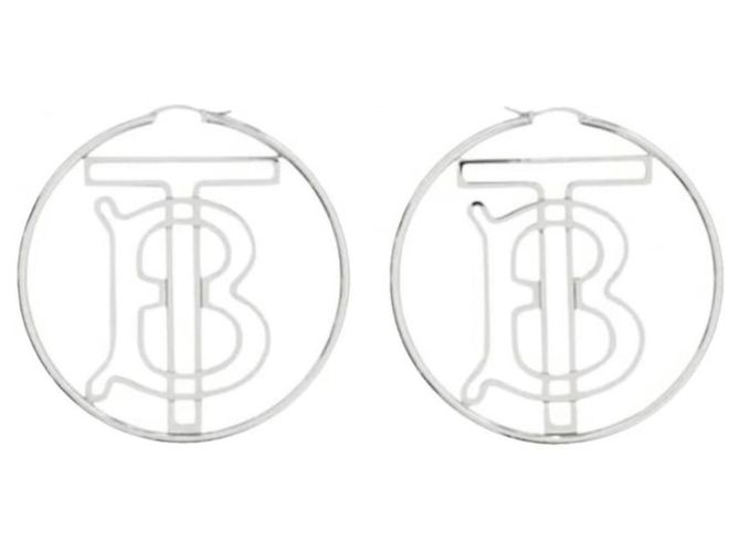 Burberry Orecchini Argento Metallo