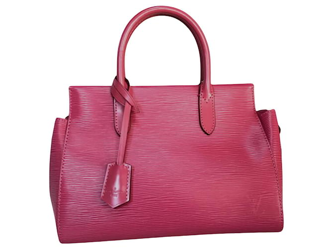 Louis Vuitton Marly Pink Leder  ref.1082263