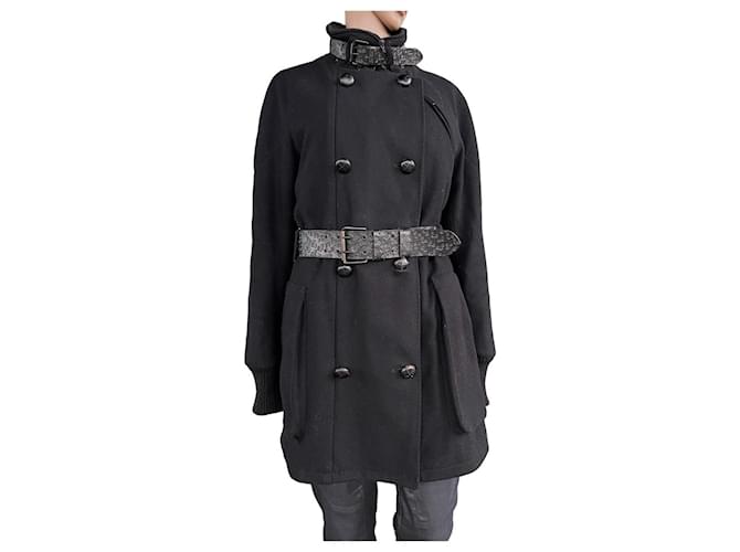 Bruuns Bazaar Coats, Outerwear Black Cashmere  ref.1082277
