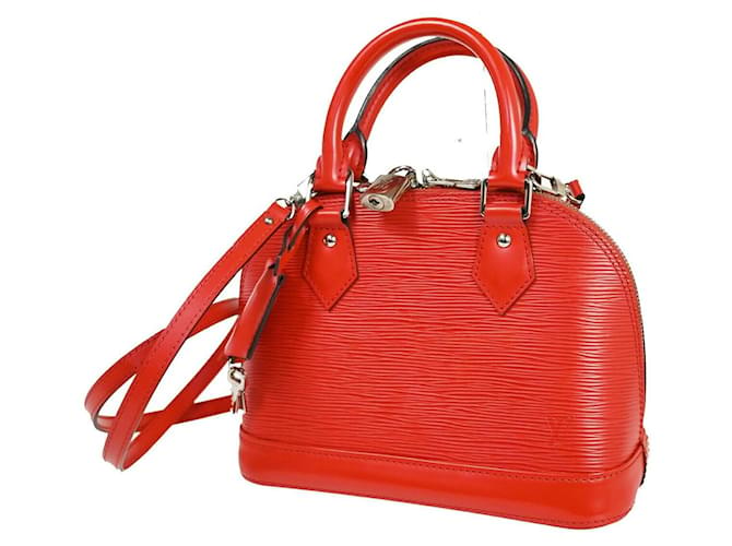 Louis Vuitton Alma BB Red Leather  ref.1082439