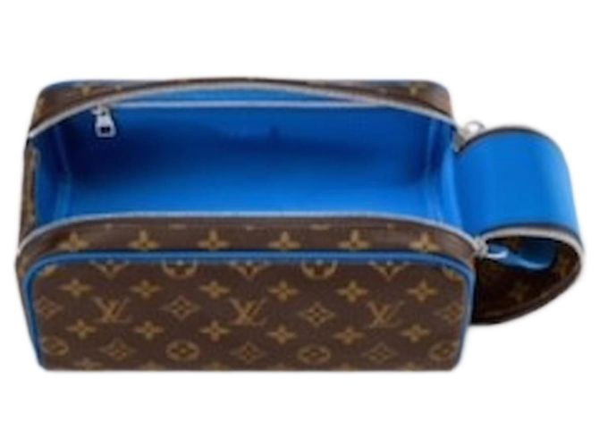 Louis Vuitton Kit LV Dopp mono e blu 